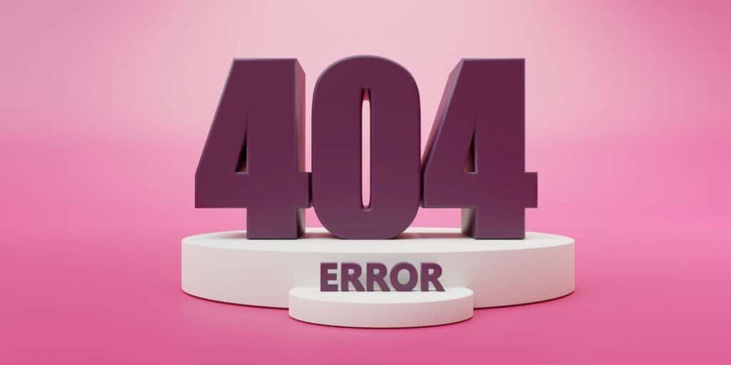 Que signifie Erreur 404