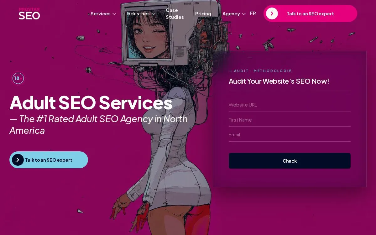 ProStar SEO: the measured page, above the fold, captured 2026-09-18