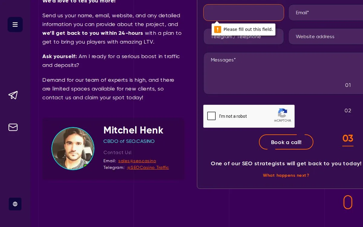 seo for online casinos