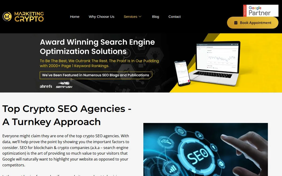 MarketingCrypto: the measured page, above the fold, captured 2026-09-20