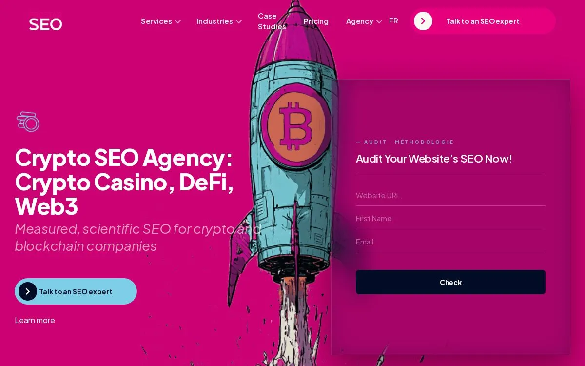 ProStar SEO: the measured page, above the fold, captured 20 September 2026
