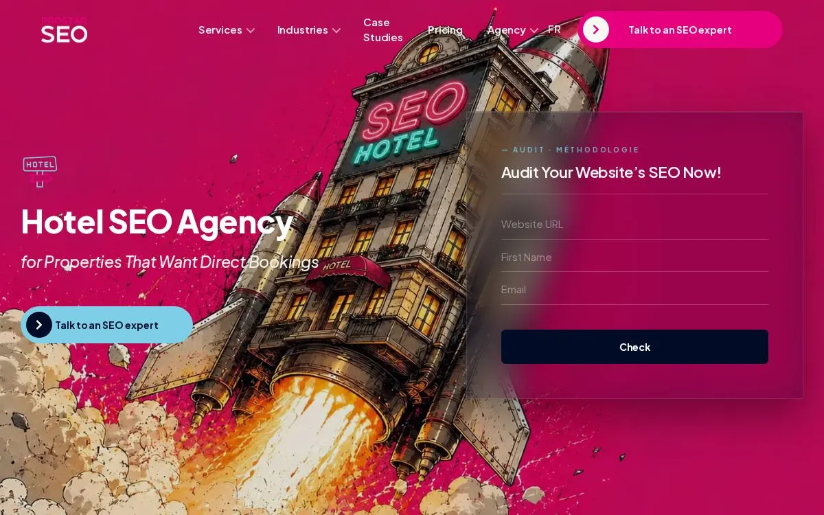 ProStar SEO: the measured page, above the fold, captured 2026-09-18